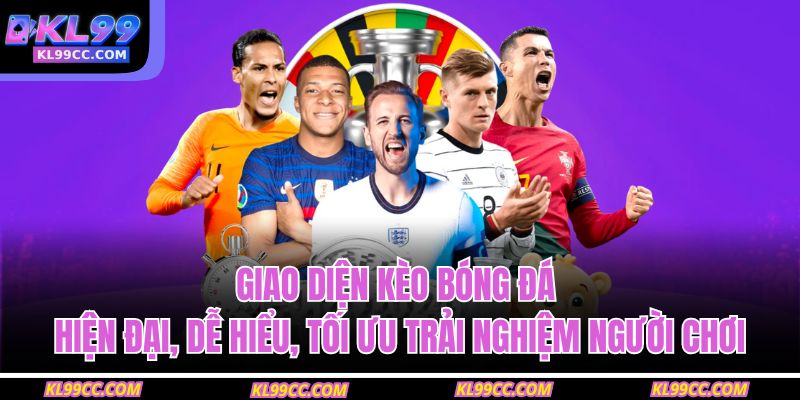 Giao diện kèo bóng đá hiện đại, dễ hiểu, tối ưu trải nghiệm người chơi